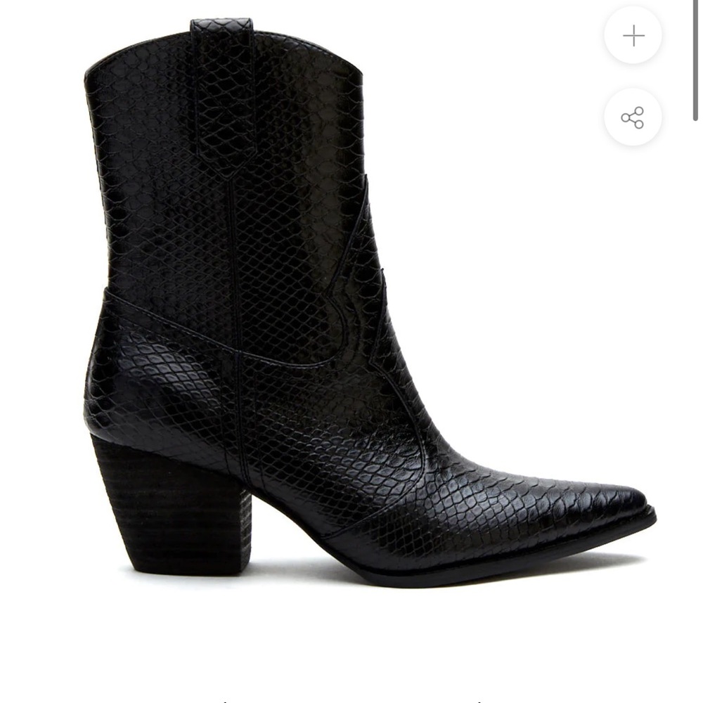 Coconuts by Matisse Bambi Western Boot in Black (used a few times)